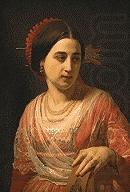 Johann Koler A Roman Woman oil painting picture